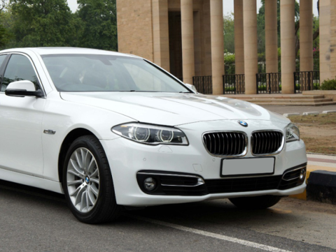 BMW 5 Series  (White) for rent